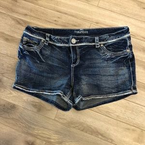 Dark Denim Maurice’s Jean Shorts